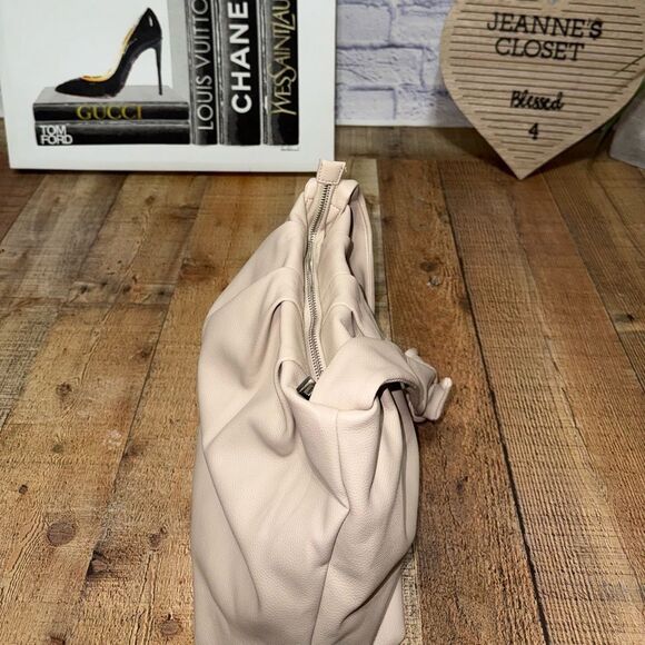 Zara Cream Soft City Bag Faux Leather Shoulder bag - Picture 5 of 11